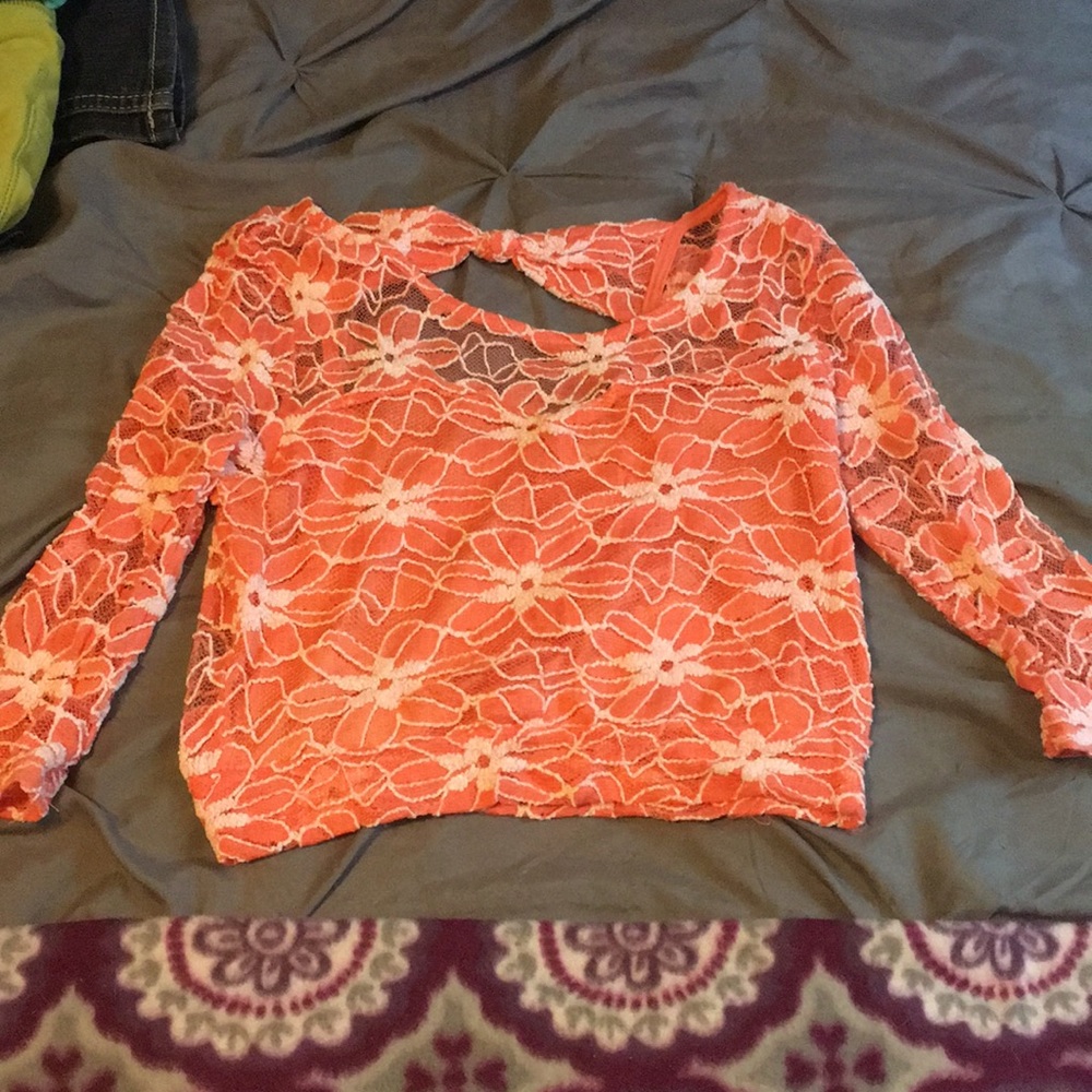 Cute Lacey crop top
